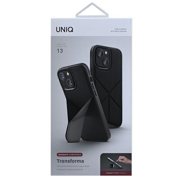 Uniq Transforma MagSafe-hylster til iPhone 13 - sort