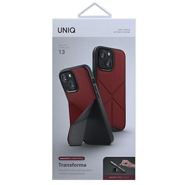 Uniq Transforma MagSafe-hylster til iPhone 13 - rød