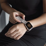 Uniq Dante rustfrit stål rem til Apple Watch 1/2/3/4/5/6/7/8/SE/SE2 38/40/41mm - Rose Gold