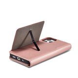 Magnetkortkasse til iPhone 12 Pro lommekort tegnebog kortstativ Pink