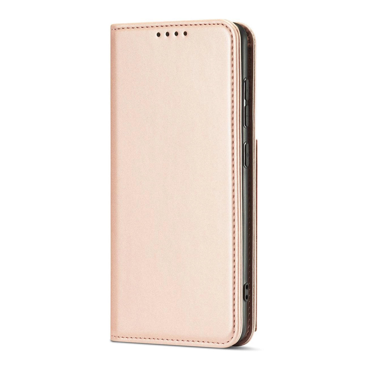 Magnetkort Hylde Hylde til Samsung Galaxy A12 5G lommepung tegnebog Kortholder Pink