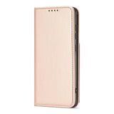 Magnetkort Hylde Hylde til Samsung Galaxy A12 5G lommepung tegnebog Kortholder Pink