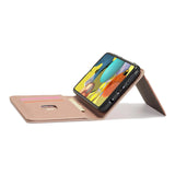Magnetkort Hylde Hylde til Samsung Galaxy A12 5G lommepung tegnebog Kortholder Pink