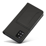 Magnetkort Hylde Hylde til Samsung Galaxy A13 5G lommepung tegnebog kortholder sort