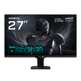GIGABYTE G27Q20T 27" QHD Gaming Monitor - 2560 x 1440, 200Hz, 0.5ms, 350 cd/m², G-Sync Compatible, FreeSync Premium, HDR10, HDMI 2.0, Displayport 1.4