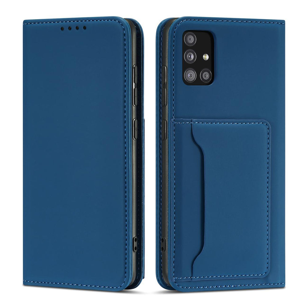 Magnetkort Hylde Hylde Til Samsung Galaxy A13 5G Hylde lommebog Kortholder Blå