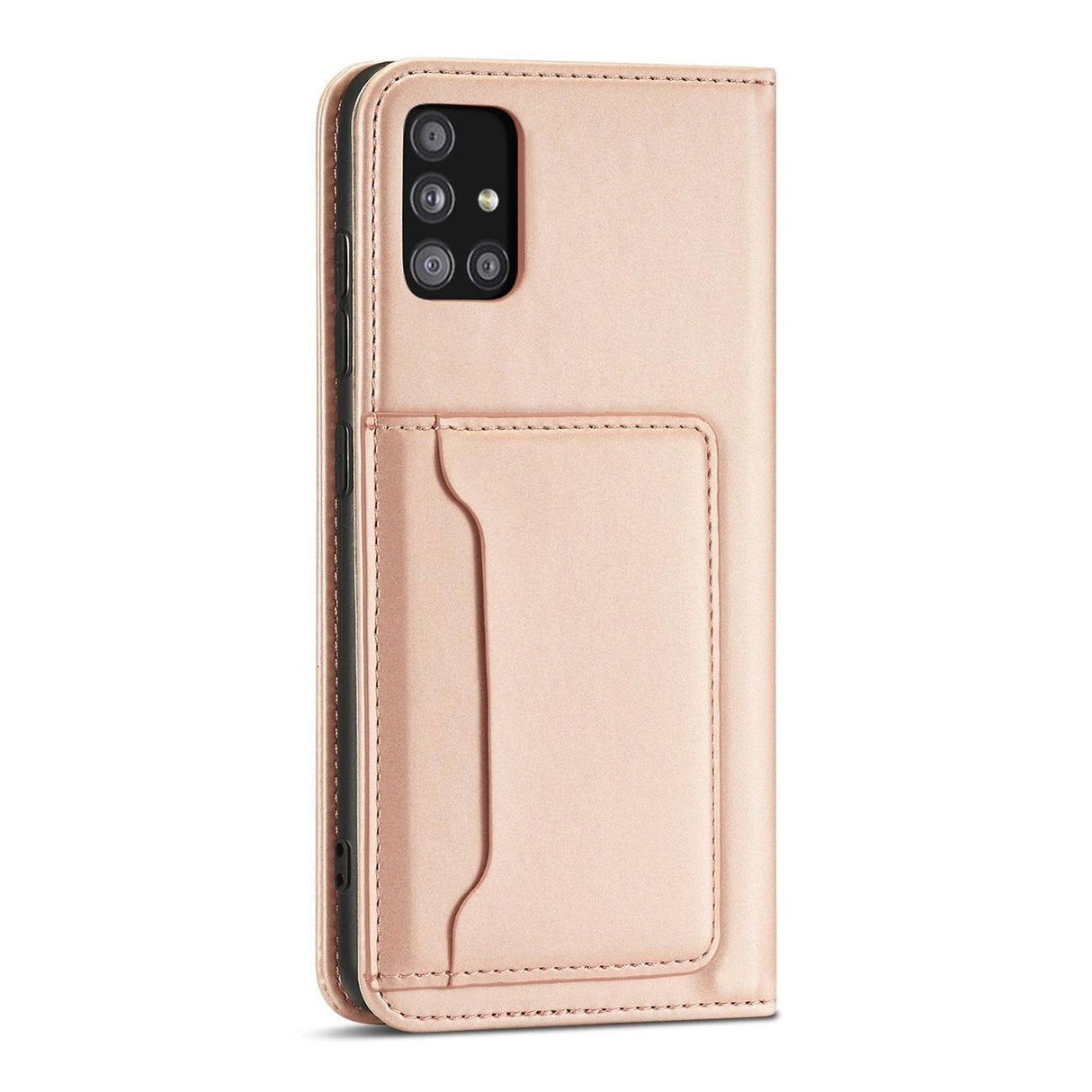 Magnetkort Hylde Hylde til Samsung Galaxy A13 5G lommepung tegnebog Kortholder Pink