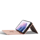 Magnetkortkasse til Samsung Galaxy S22 + (S22 Plus) lommepung kortholder Pink