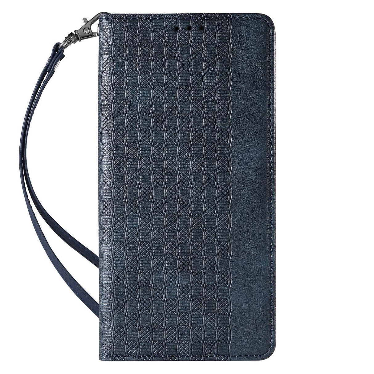 Magnet Strap Case til iPhone 12 Pro Max Pouch Wallet + Mini Lanyard Pendant Blå