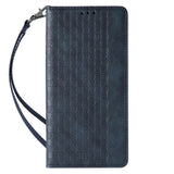 Magnet Strap Case til iPhone 12 Pro Max Pouch Wallet + Mini Lanyard Pendant Blå