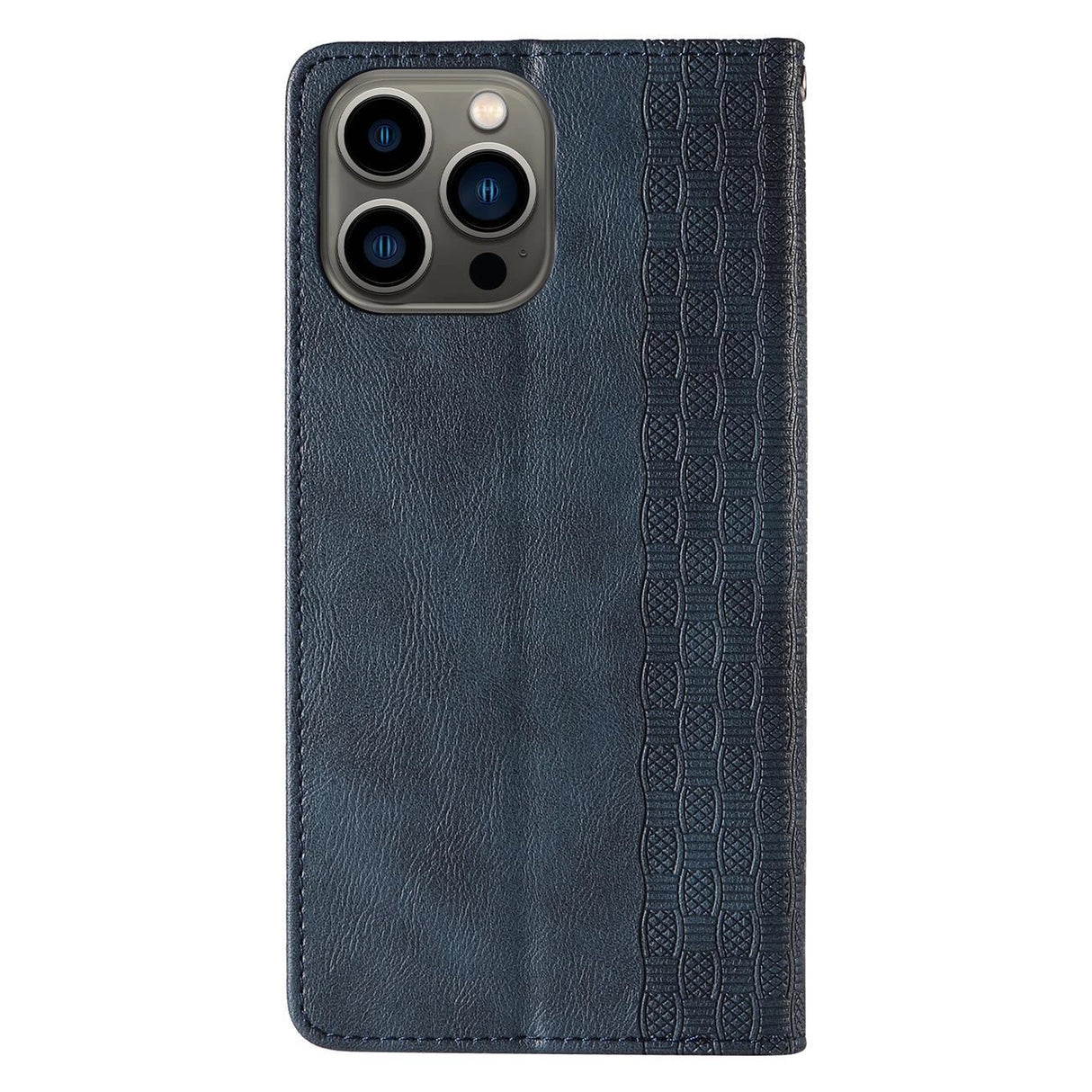 Magnet Strap Case til iPhone 12 Pro Max Pouch Wallet + Mini Lanyard Pendant Blå