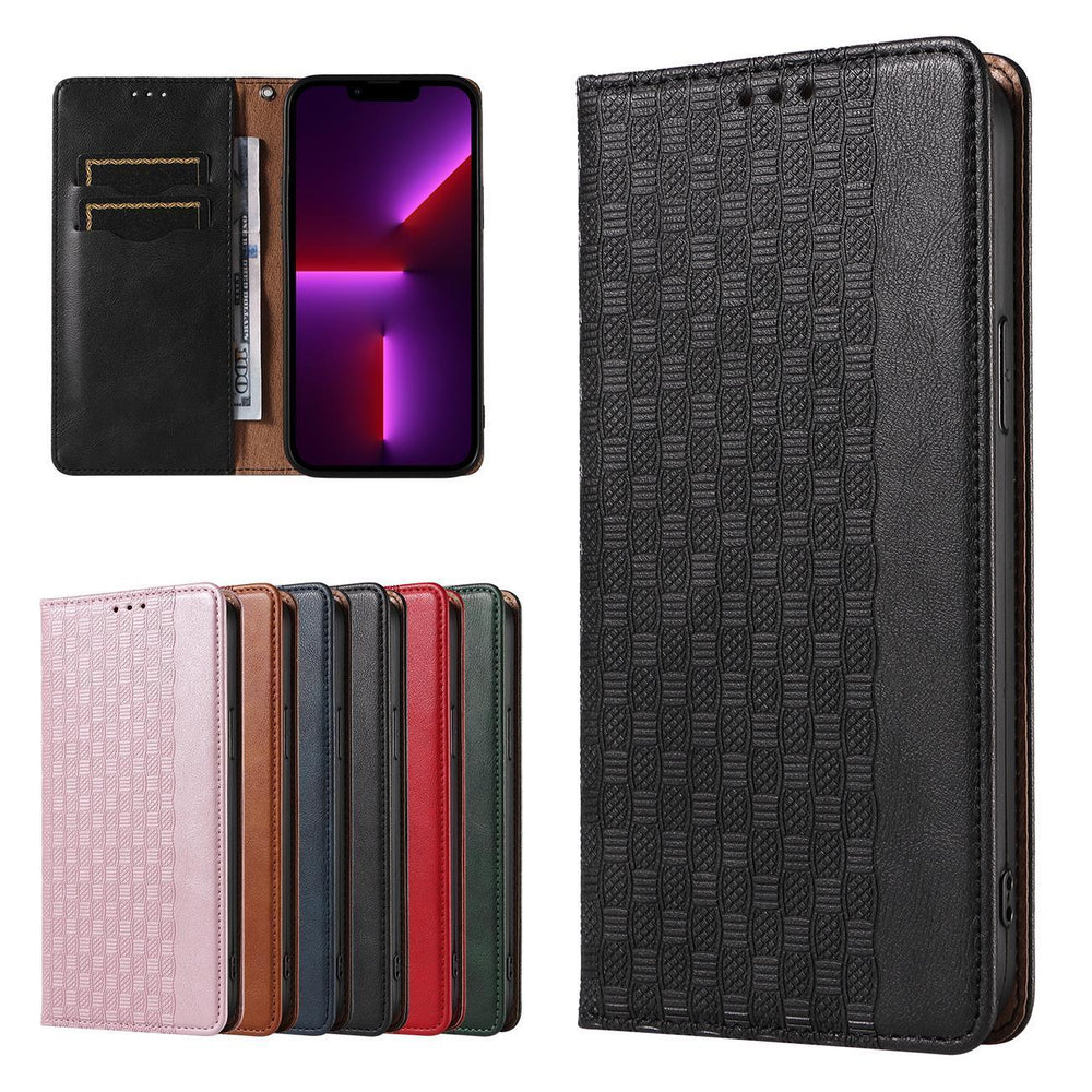 Magnet Strap Case Case for iPhone 13 Pro Pouch Wallet + Mini Lanyard Pendant Svart