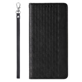 Magnet Strap Case Case for iPhone 13 Pro Pouch Wallet + Mini Lanyard Pendant Svart