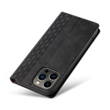 Magnet Strap Case Case for iPhone 13 Pro Max Pouch Wallet + Mini Lanyard Pendant Svart