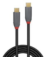 Lindy 36901 USB-kabel 1 m USB C 10 Gbit/sek. Sort, Grå