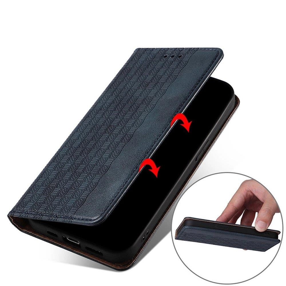 Magnet Strap Case Case for Xiaomi Redmi Note 11 Pro Pouch Wallet + Mini Lanyard Pendant Blå