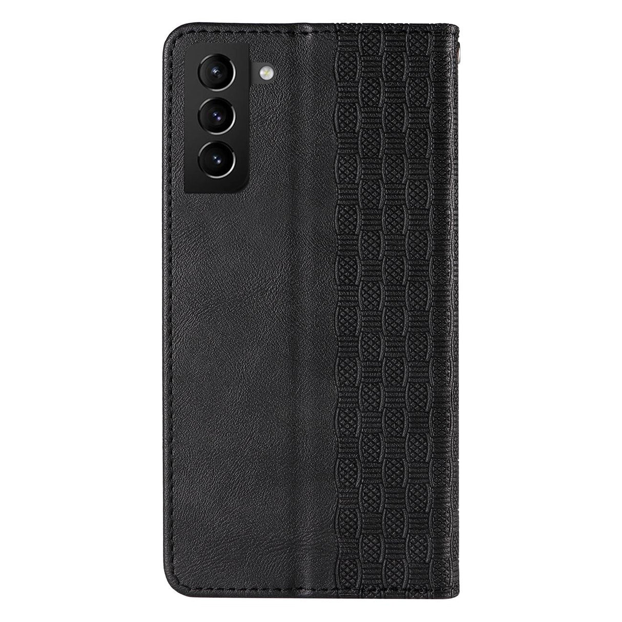 Magnet Strap Case Case for Samsung Galaxy S22 + (S22 Plus) Taske Punge + Mini Lanyard Pendant Svart