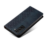 Magnet Strap Case Case for Samsung Galaxy S22 + (S22 Plus) Taske Wallet + Mini Lanyard Pendant Blå