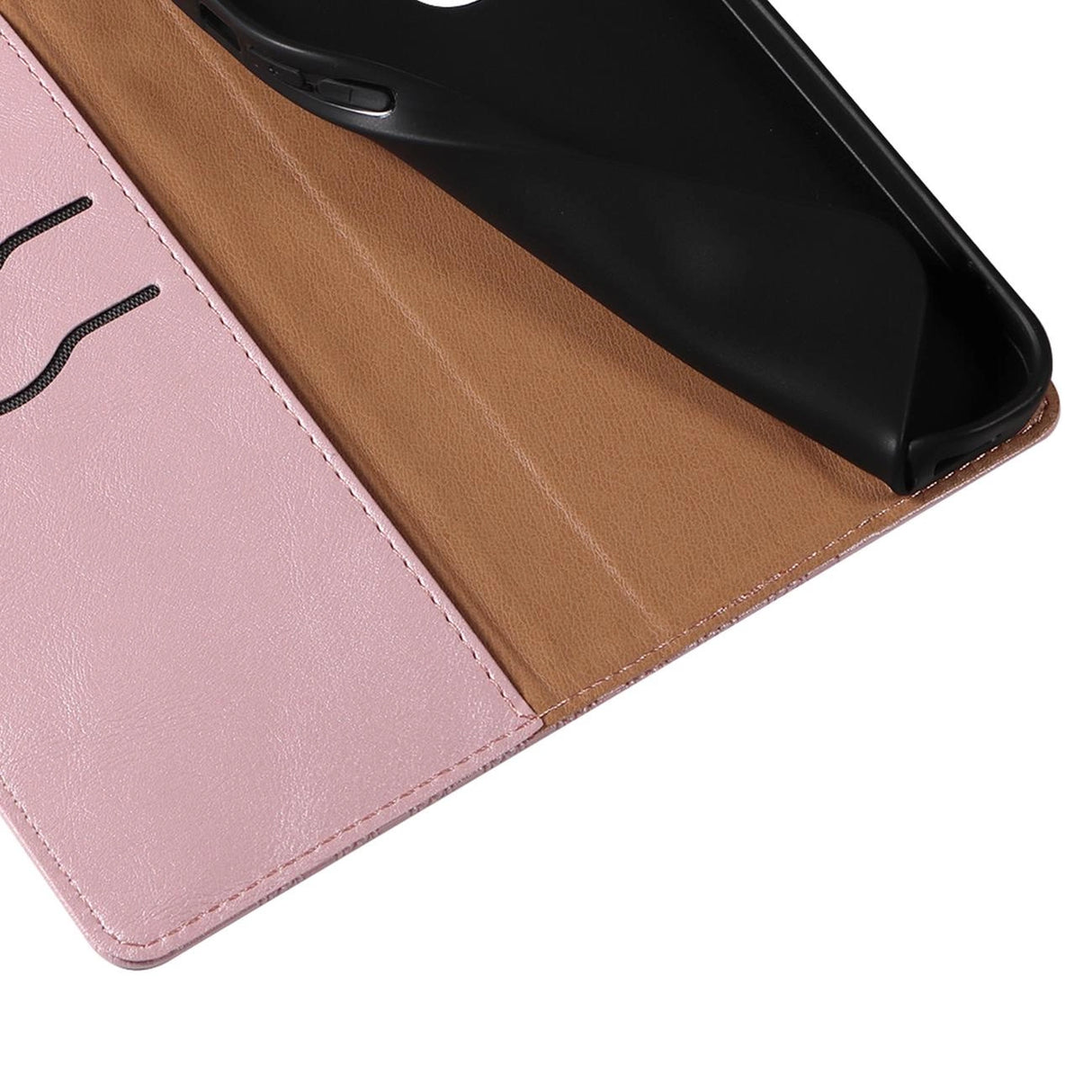 Magnet Strap Case Case for Samsung Galaxy S22 + (S22 Plus) Taske Wallet + Mini Lanyard Pendant Pink