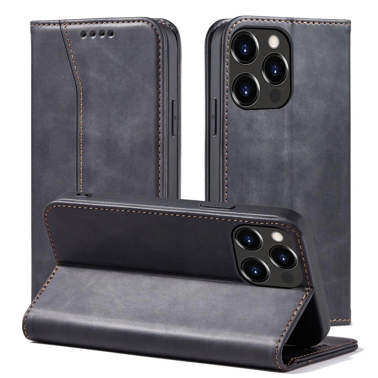 Magnet Fancy Case Case for iPhone 13 Pro Max Pouch Wallet Card Holder Sort