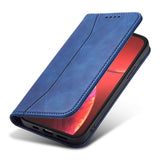 Magnet Fancy Case Case for iPhone 13 Pro Max Pouch Card Wallet Card Holder Blue