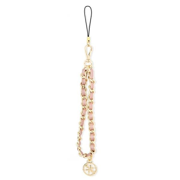 Guess pendant GUTSAS4P Phone Strap pink / pink kæde Metal 4G Charm