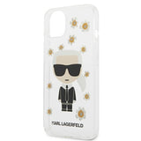 Karl Lagerfeld KLHCP13SHFLT iPhone 13 mini 5,4" gennemroczysty/transparent Blomst Ikonik Karl