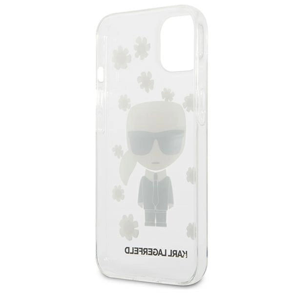 Karl Lagerfeld KLHCP13SHFLT iPhone 13 mini 5,4" gennemroczysty/transparent Blomst Ikonik Karl