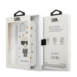 Karl Lagerfeld KLHCP13SHFLT iPhone 13 mini 5,4" gennemroczysty/transparent Blomst Ikonik Karl