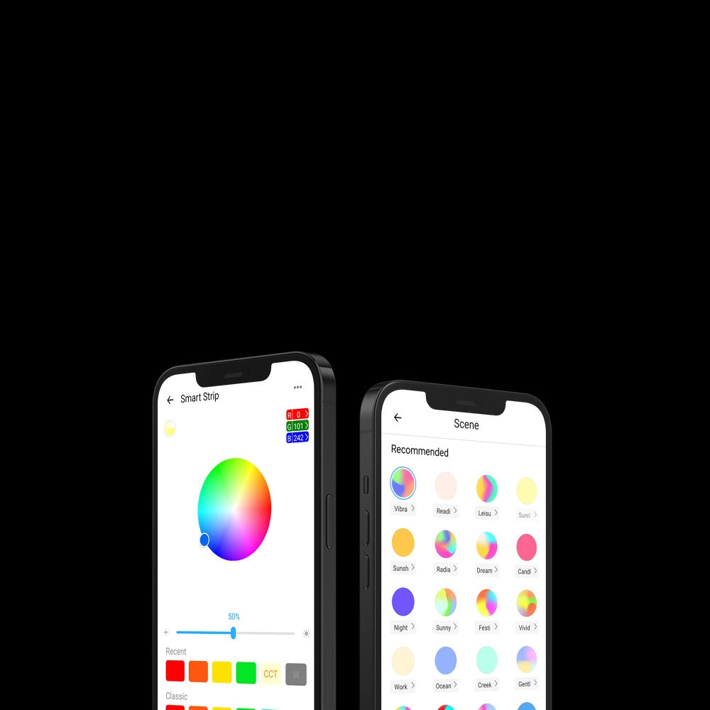 Sonoff L2-5M kit intelligent vandtæt LED-strimmel 5m RGB fjernbetjening Wi-Fi strømforsyning