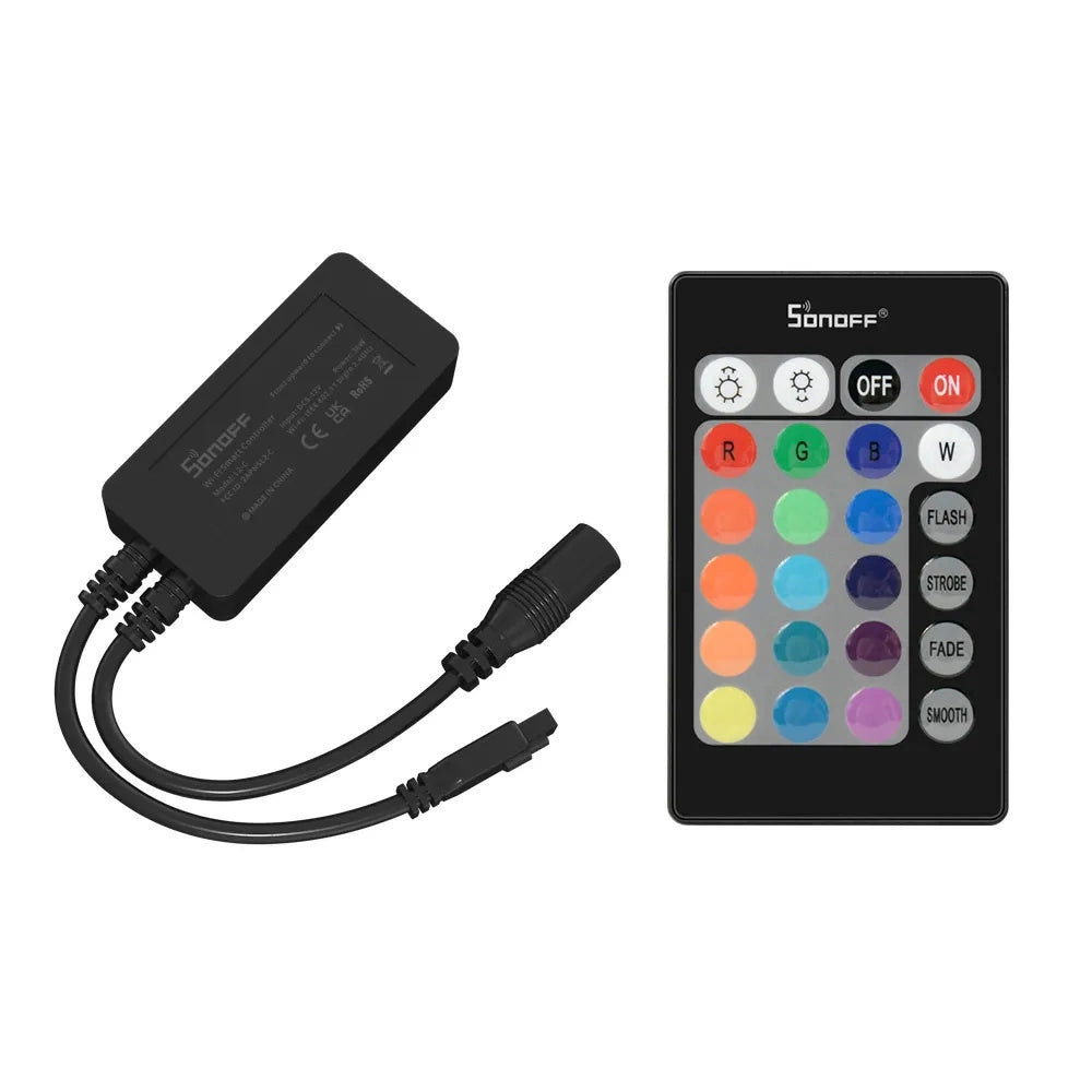 Sonoff L2-5M kit intelligent vandtæt LED-strimmel 5m RGB fjernbetjening Wi-Fi strømforsyning