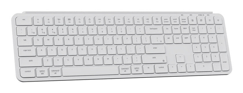 Keychron B6P-K8 tastatur Hjemme/kontor USB + RF Wireless + Bluetooth Elfenben
