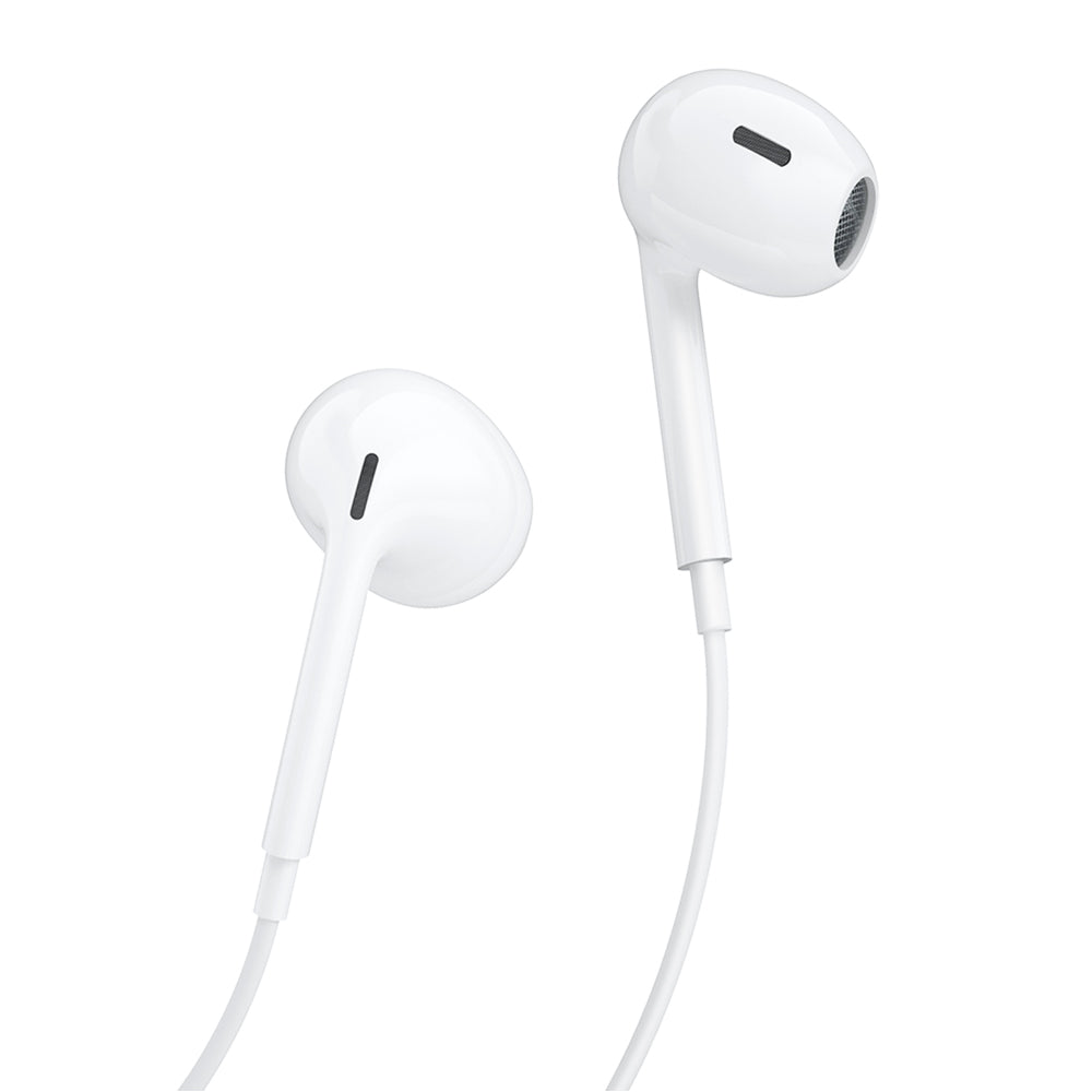 Dudao in-ear hovedtelefoner med USB Type-C-kontakt hvid (X14PROT)