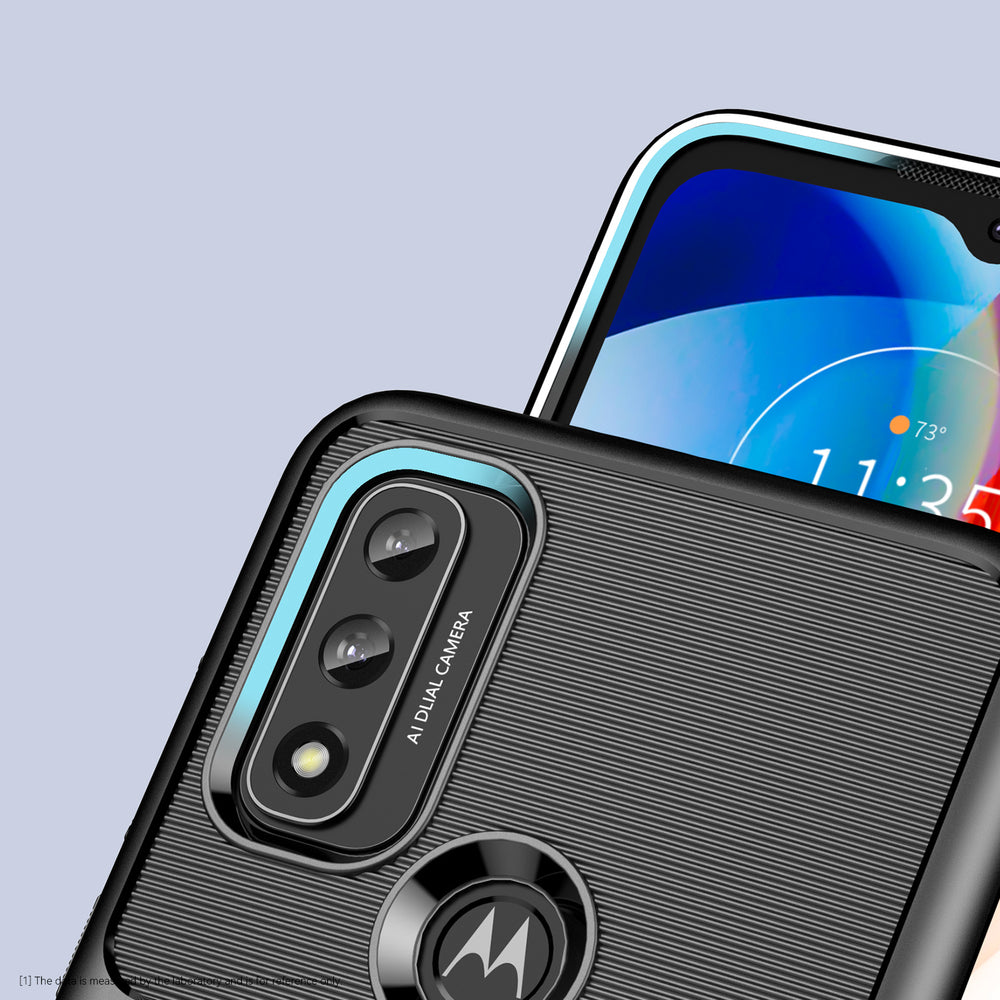 Thunder Case fleksibelt pansret cover til Motorola Moto G Play 2022 sort