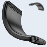 Carbon Case Flexible Cover Sleeve Motorola Moto G Play 2022 sort