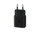 Samsung EP-T1510NBEGEU oplader til mobil enhed Universel Sort Vekselstrøm Hurtig opladning Indendørs
