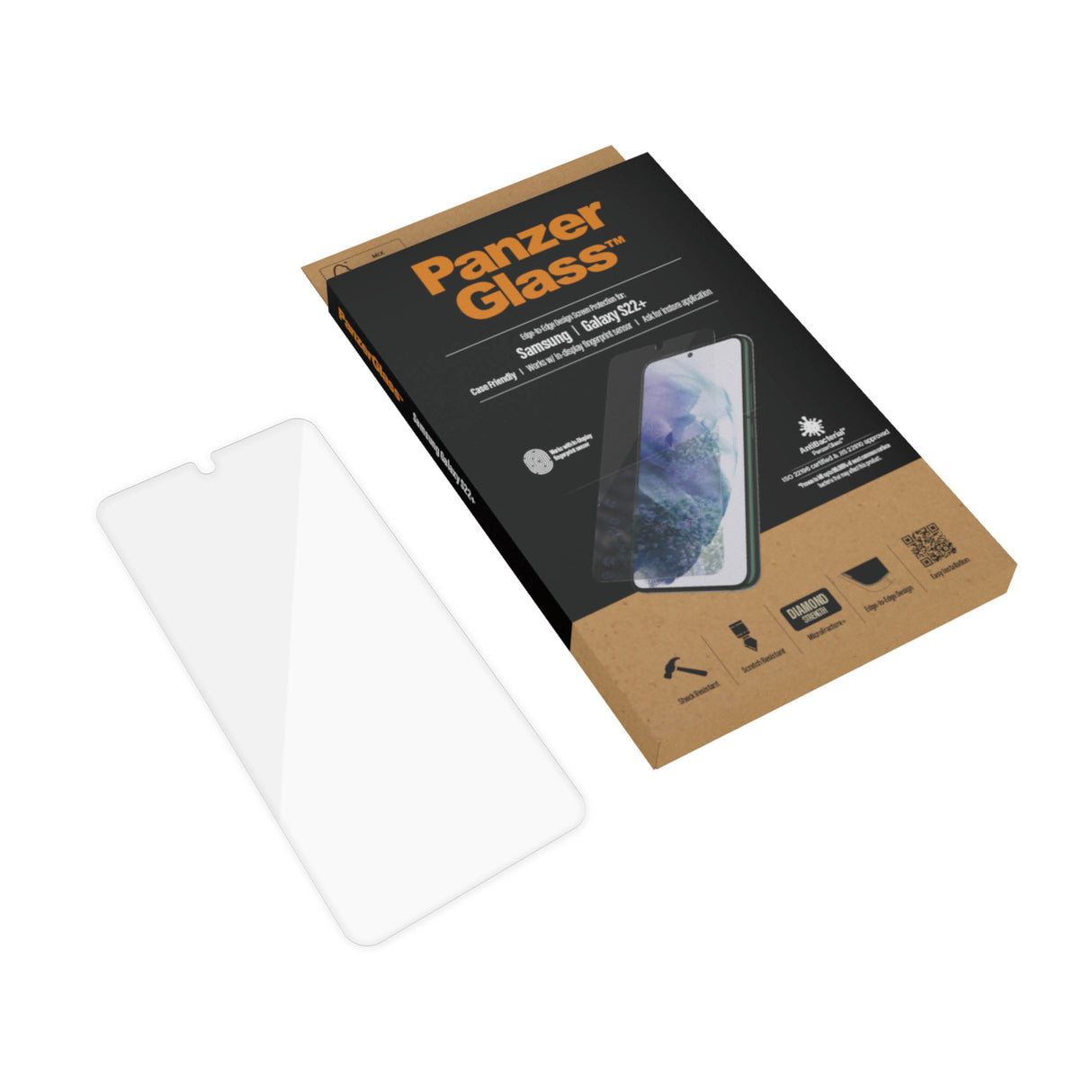 PanzerGlass Samsung Galaxy S22+ (CF), Black AB
