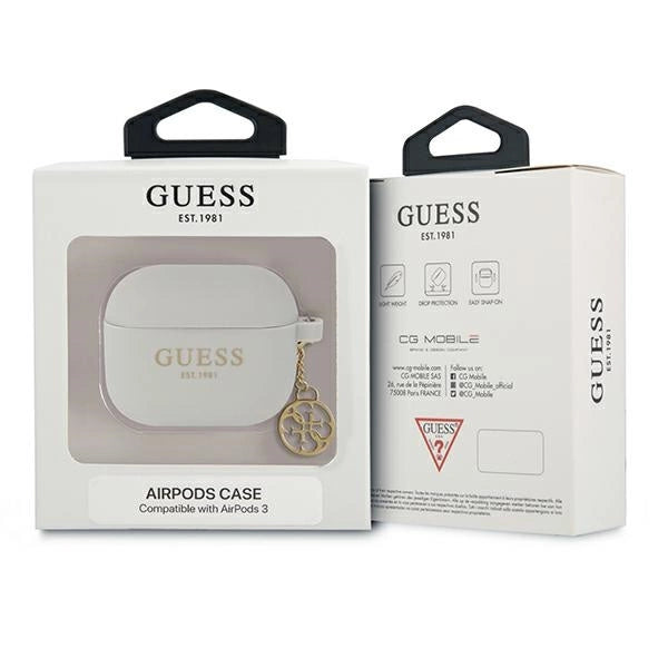 Guess GUA3LSC4EG AirPods 3 cover grå/grå Silicone Charm 4G Collection