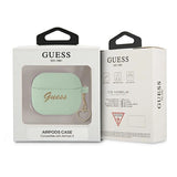 Guess GUA3LSCHSN AirPods 3 cover grøn/grøn Silicone Charm Heart Collection