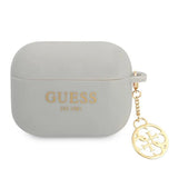 Guess GUAPLSC4EG AirPods Pro cover grå/grå Silicone Charm 4G Collection