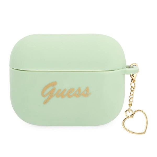 Guess GUAPLSCHSN AirPods Pro cover grøn/grøn Silicone Charm Heart Collection