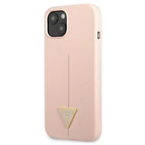 Guess GUHCP13SSLTGP iPhone 13 mini 5.4" pink/pink hardcase Silikon trekant
