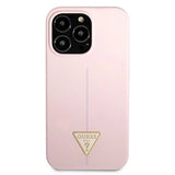 Guess GUHCP13XSLTGU iPhone 13 Pro Max 6.7" lilla/lila hardcase Silikon trekant