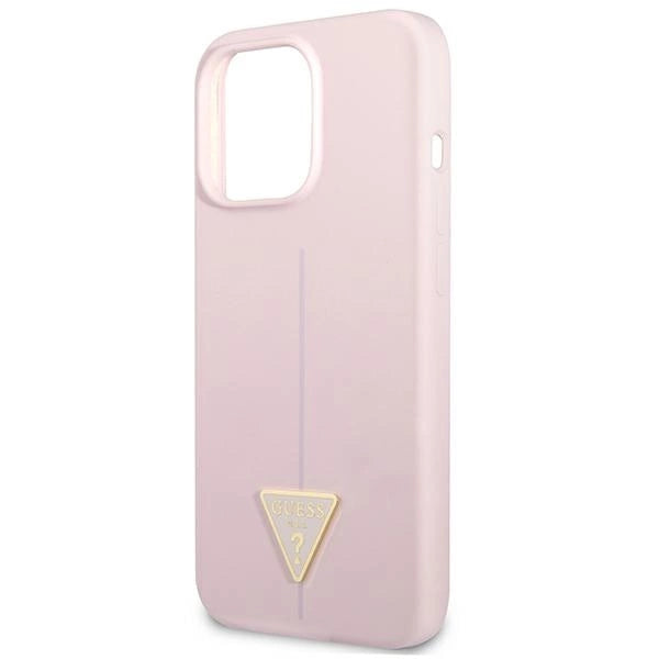 Guess GUHCP13XSLTGU iPhone 13 Pro Max 6.7" lilla/lila hardcase Silikon trekant