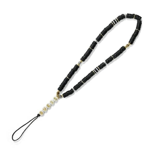 Guess pendant GUSTPEARK Telefonrem sort/sort Heishi perler