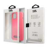 Karl Lagerfeld KLHCP13SSLMP1PI iPhone 13 mini 5,4" hardcase fuksja/fuchsia Silicone Plaque