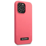 Karl Lagerfeld KLHCP13XSLMP1PI iPhone 13 Pro Max 6,7" Hardcase fuksja/fuchsia Silicone Plaque