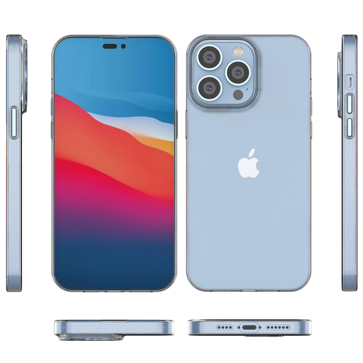 Ultra Clear 0,5 mm iPhone 14 Pro Max cover gel gennemsigtig