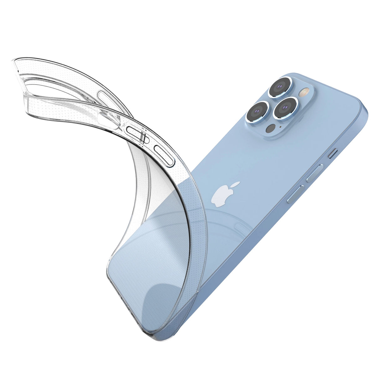 Ultra Clear 0,5 mm iPhone 14 Pro Max cover gel gennemsigtig