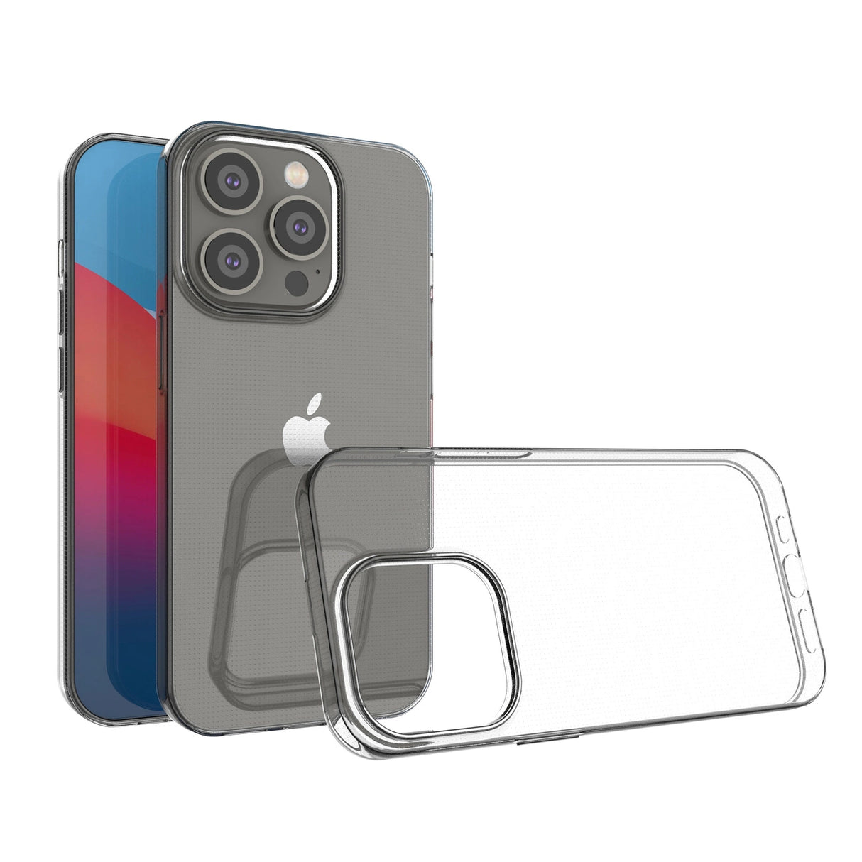 Ultra klar 0,5 mm iPhone 14 Pro gel gennemsigtige cover